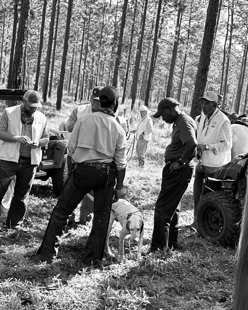 Handlers with a pointer at the trucks